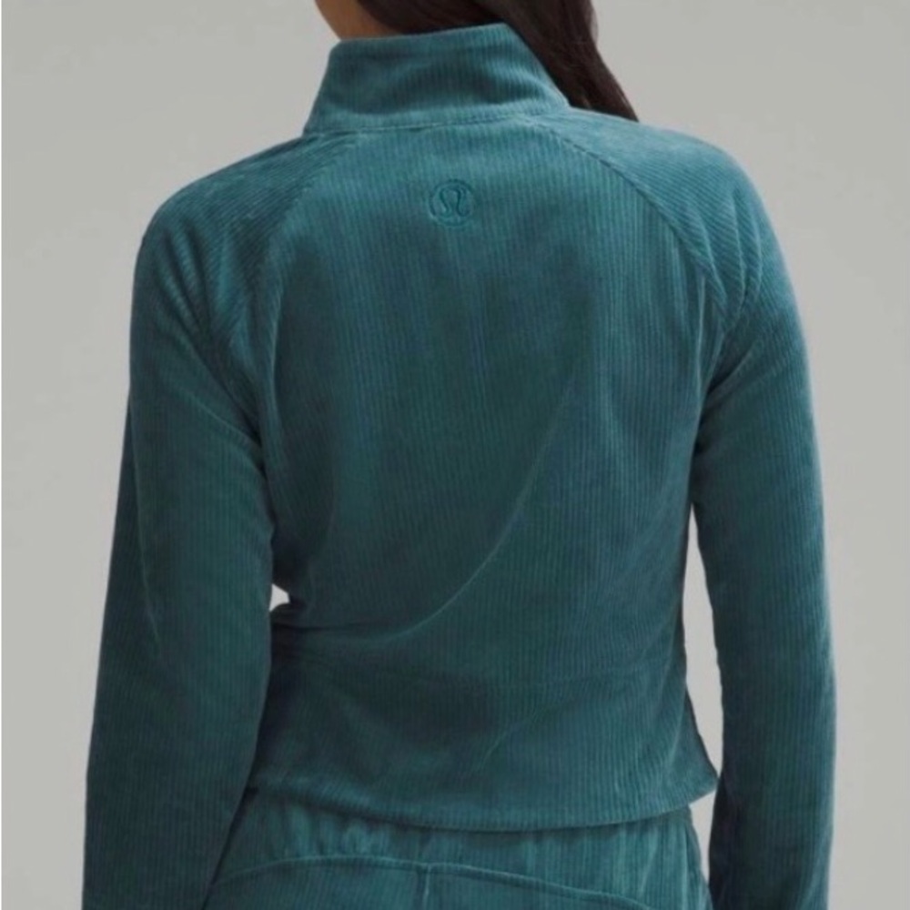 Lululemon Scuba Track Jacket *Velvet Cord EUC
Storm Teal W3HN5S - Picture 2 of 10